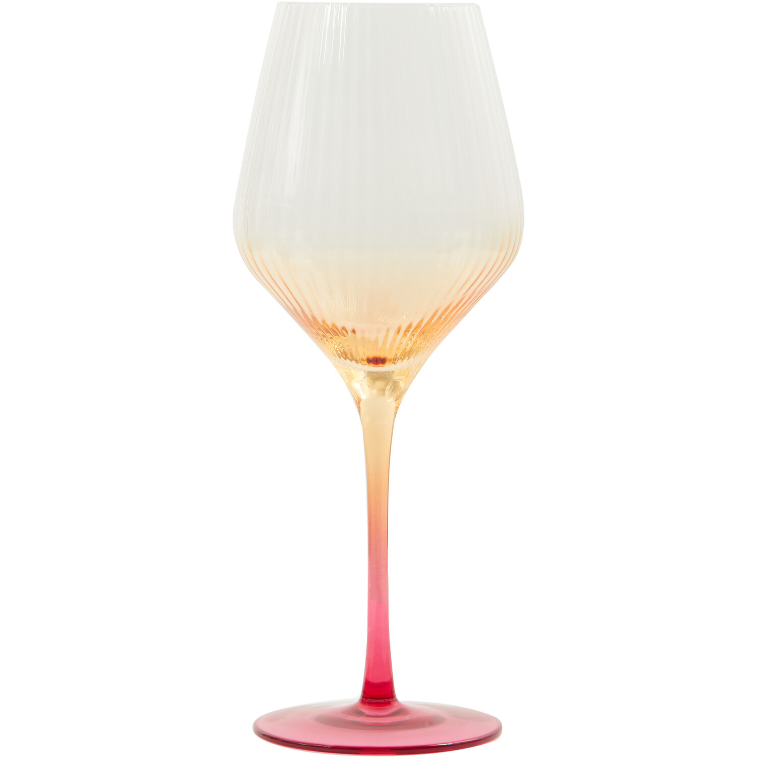 Two Tone Ombre Wine or Gin Glass Image 1