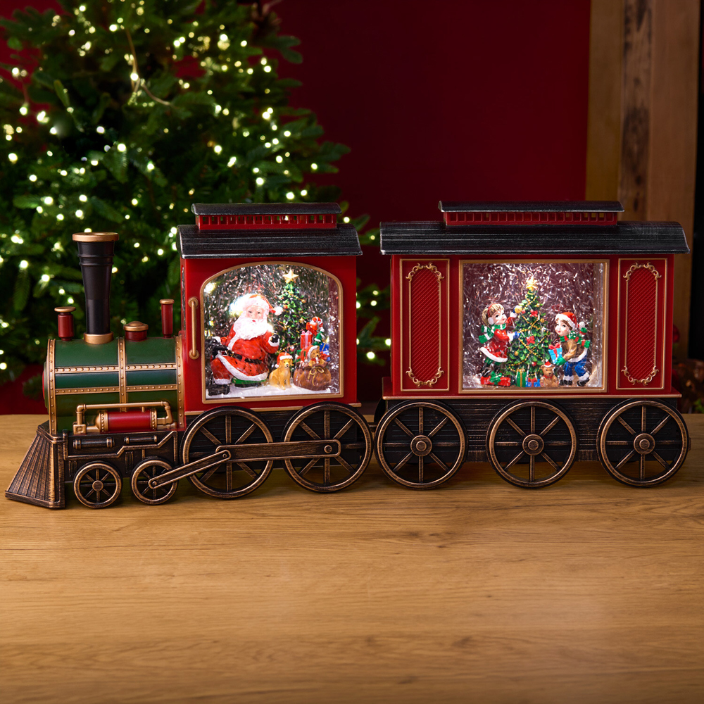 Christmas Train Glitter Spinner Image 2