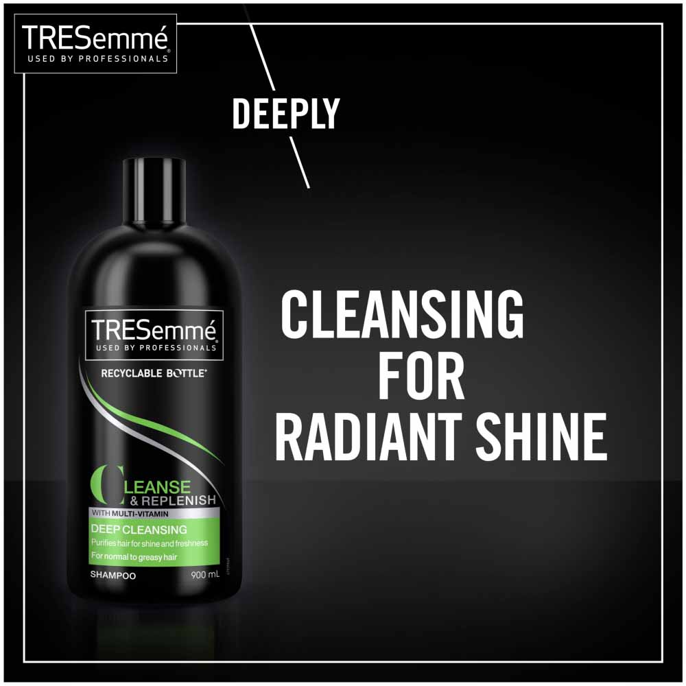 TREsemme Deep Cleansing Shampoo 900ml Image 5