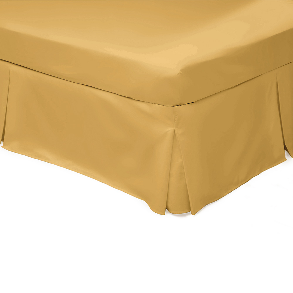 Serene King Size Saffron Platform Valance Image 1