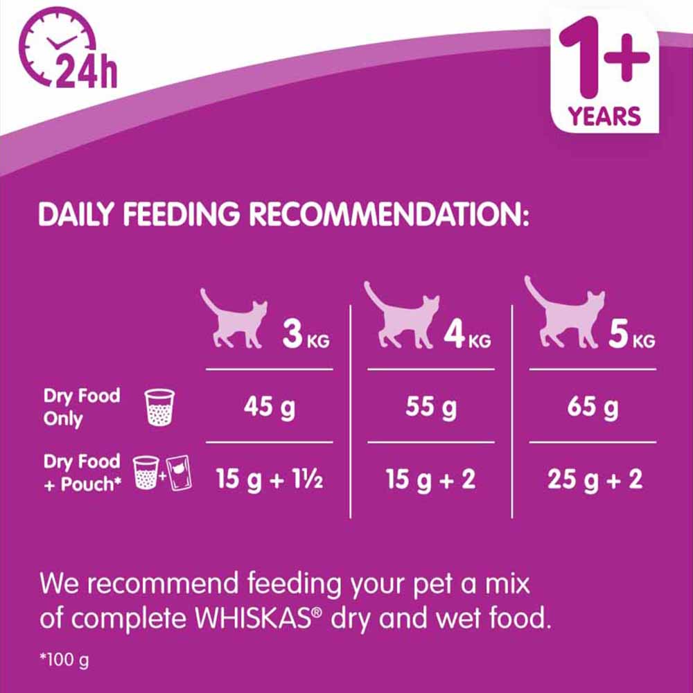 Whiskas Complete Tuna and Vegetables Dry Cat Food 825g Image 6