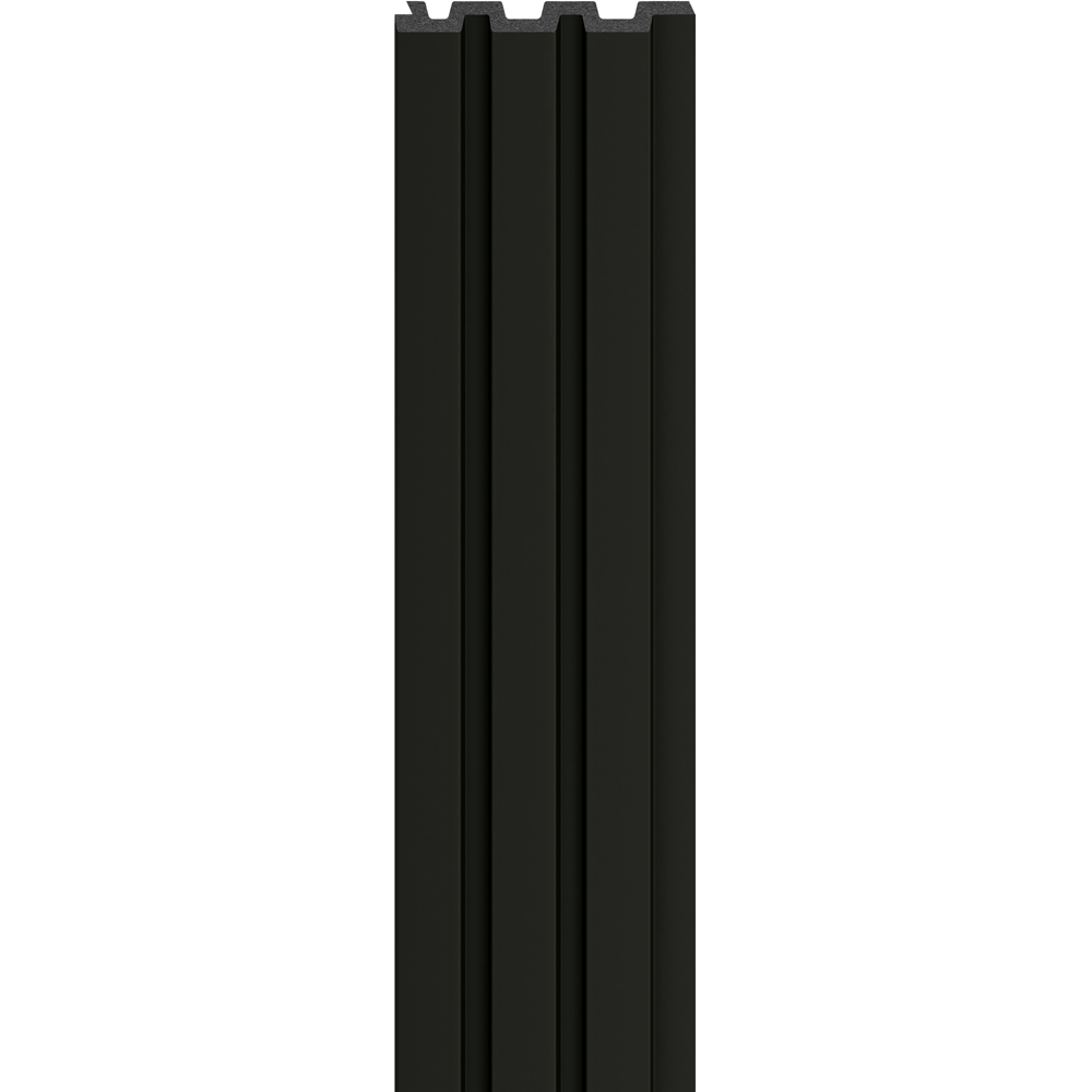 VOX Linerio M-Line Black Slat Wall Panel 8 Pack Image 2