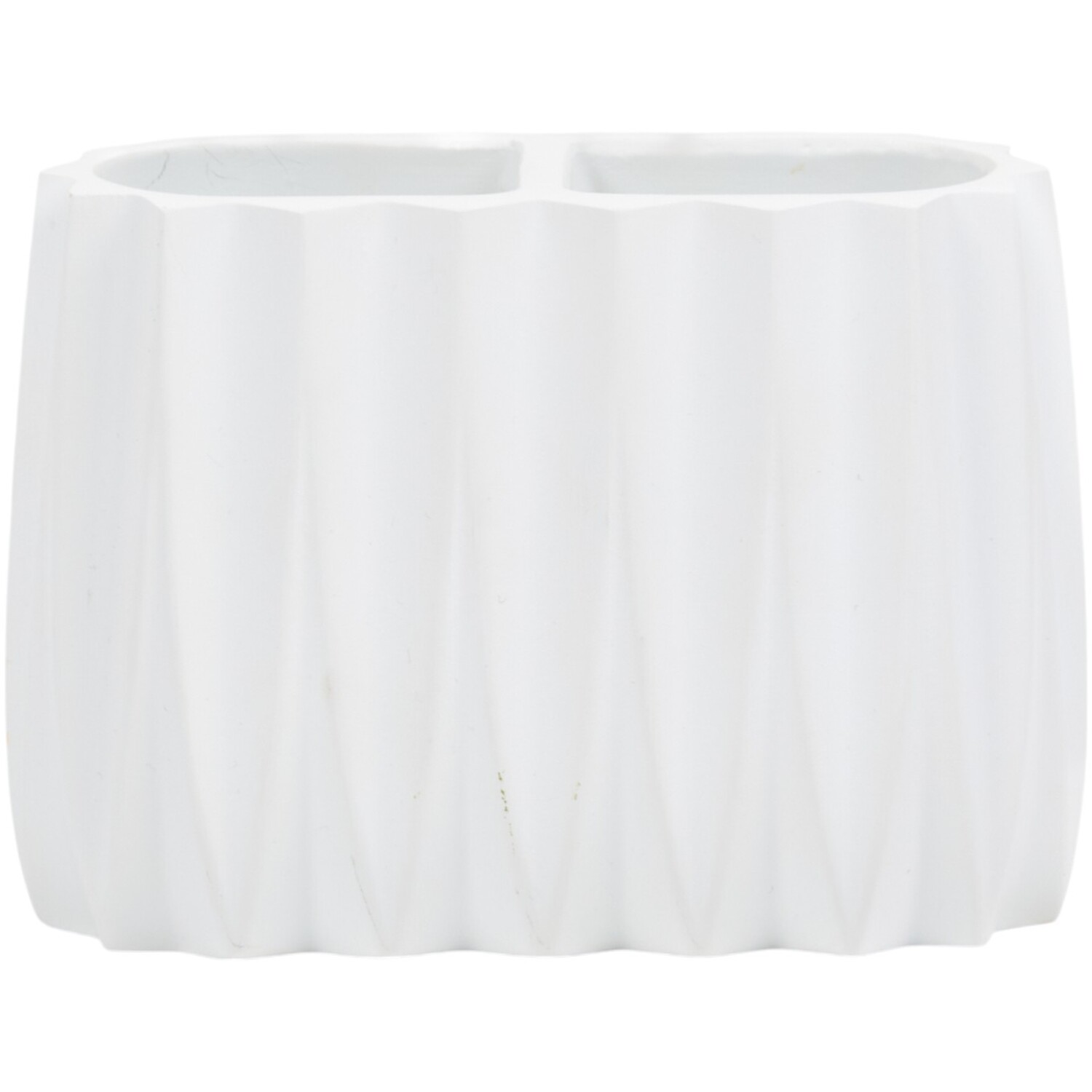 Milan Toothbrush Holder White Image 2