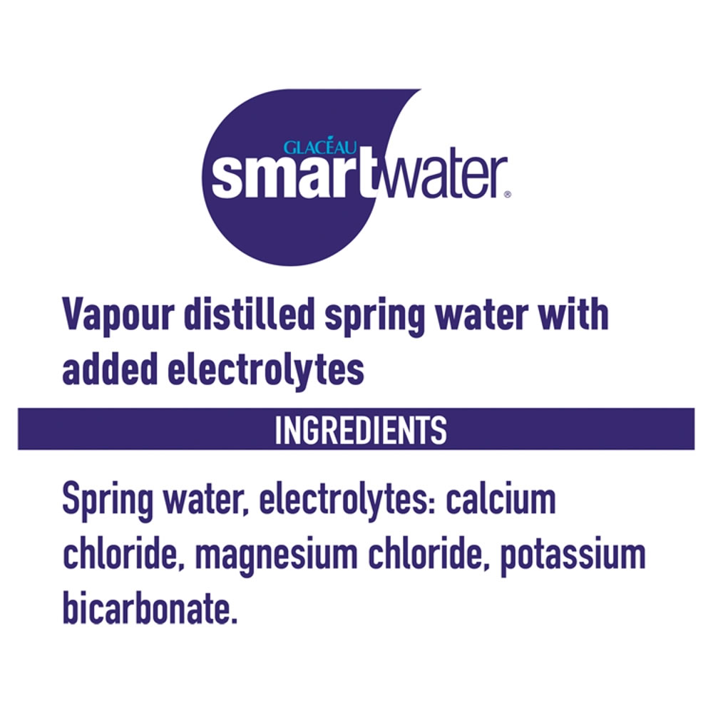 Glaceau Smart Water 600ml Image 2