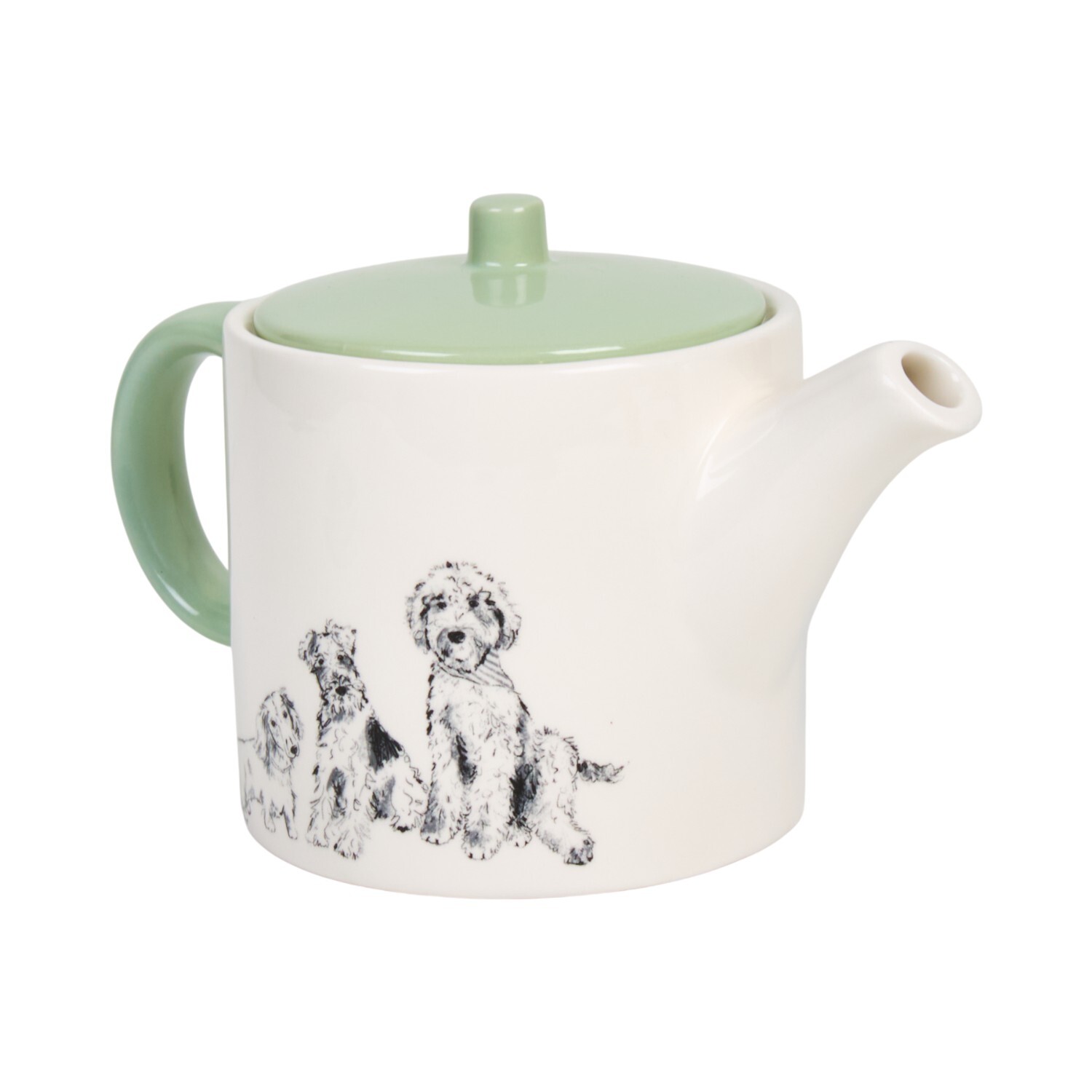 Waggy Tails Teapot White Image 3