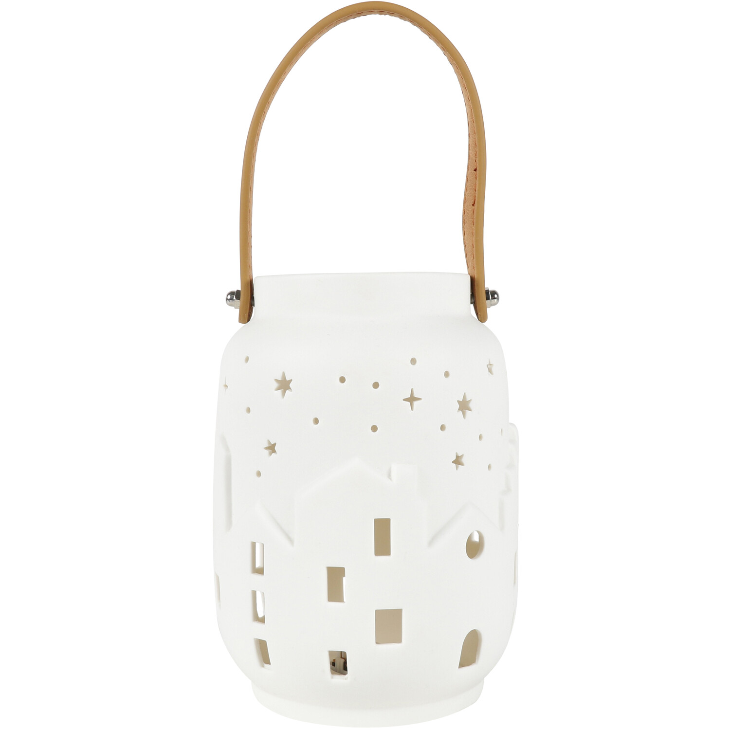 LED Festive Scene Lantern - White Image 1