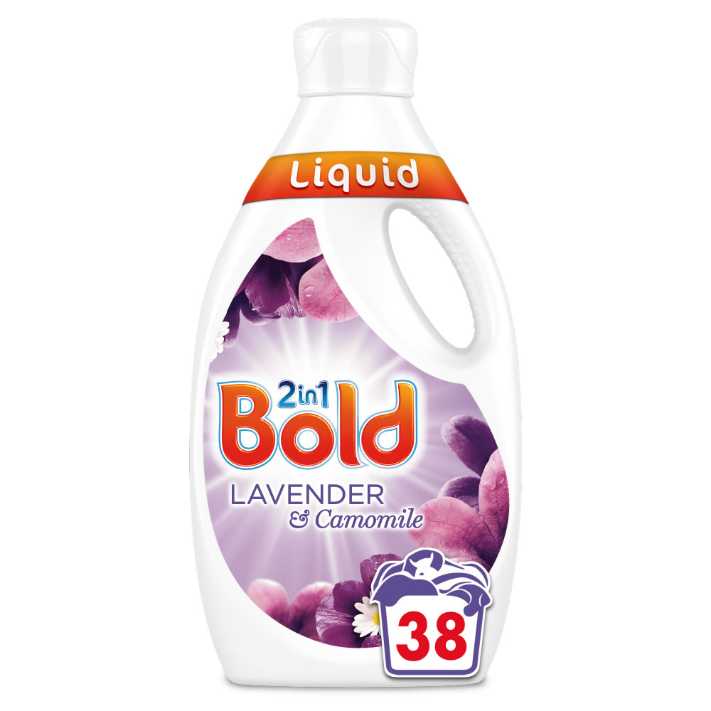 Bold 2 in 1 Lavender and Camomile Washing Liquid 38 Washes 1.33L Image