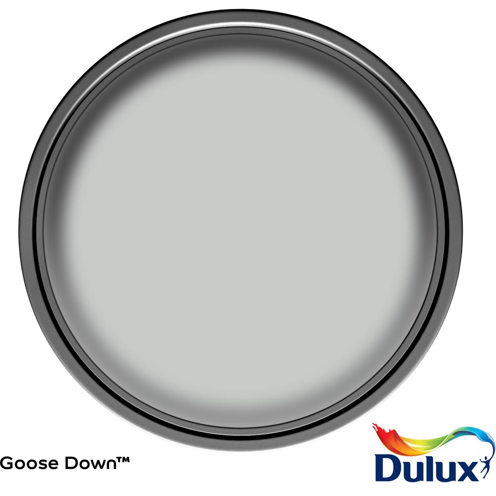 Dulux Walls & Ceilings Goose Down Silk Emulsion Paint 5L Image 3