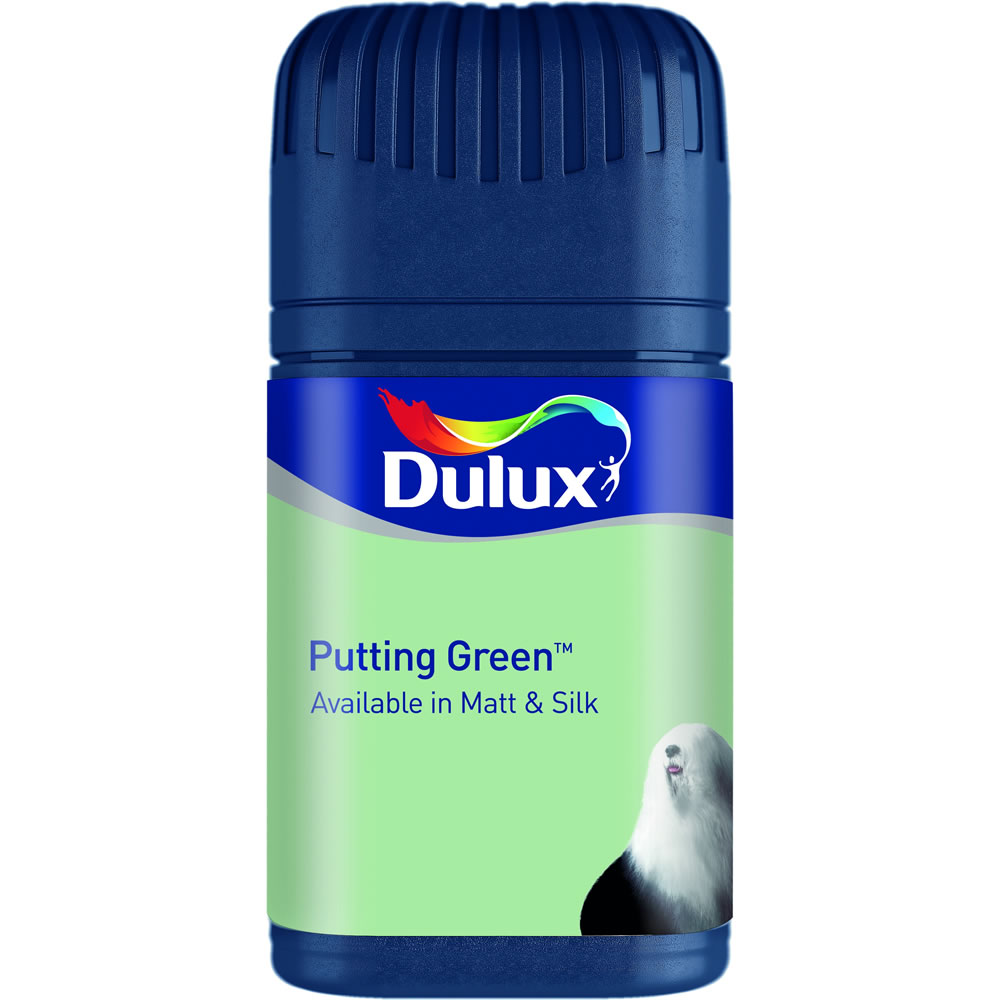 Dulux Putting Green Matt Emulsion Paint Tester Pot 50ml Image 1
