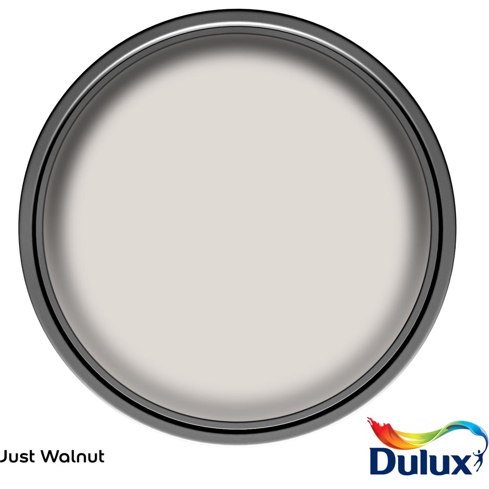 Dulux Easycare Washable & Tough Walls & Ceilings Just Walnut Matt Emulsion Paint 2.5L Image 3
