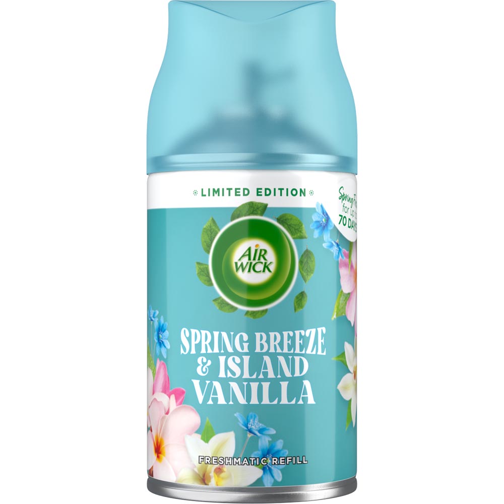 Air Wick Spring Breeze & Island Vanilla Freshmatic Single Refill 250ml Image 2