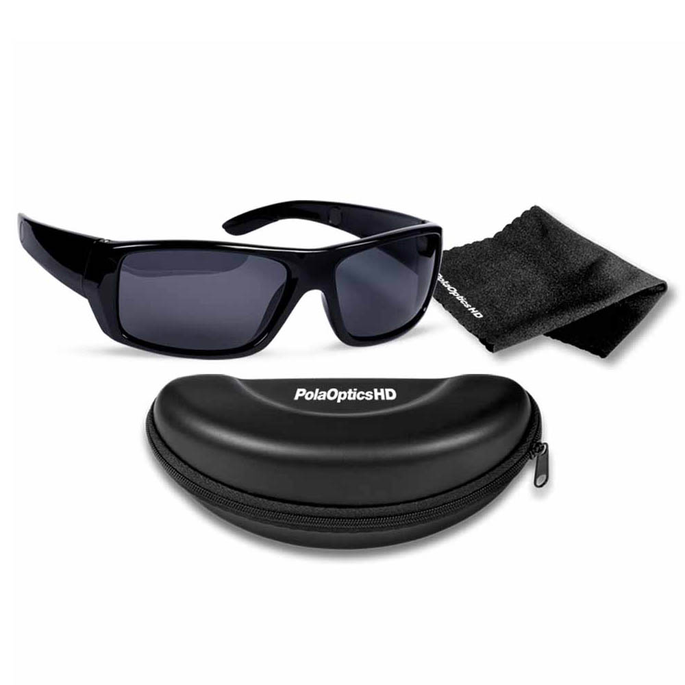 JML Black HD Polar Optics Sunglasses Image 1