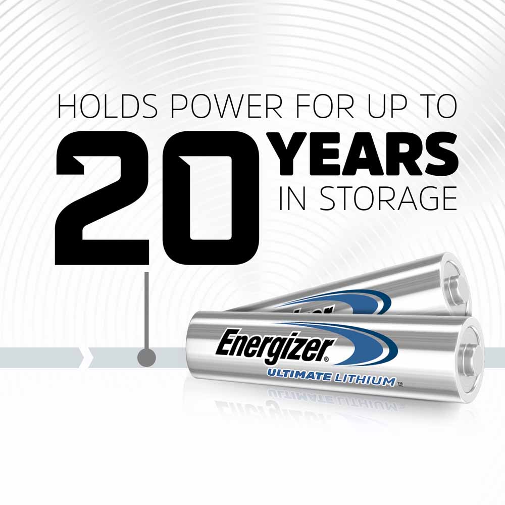 Energizer Ultimate LR03 1.5V Lithium AAA Batteries  4 pack Image 4