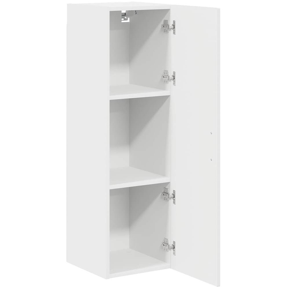 vidaXL Single Door High Gloss White Kitchen Wall Cabinet Image 5
