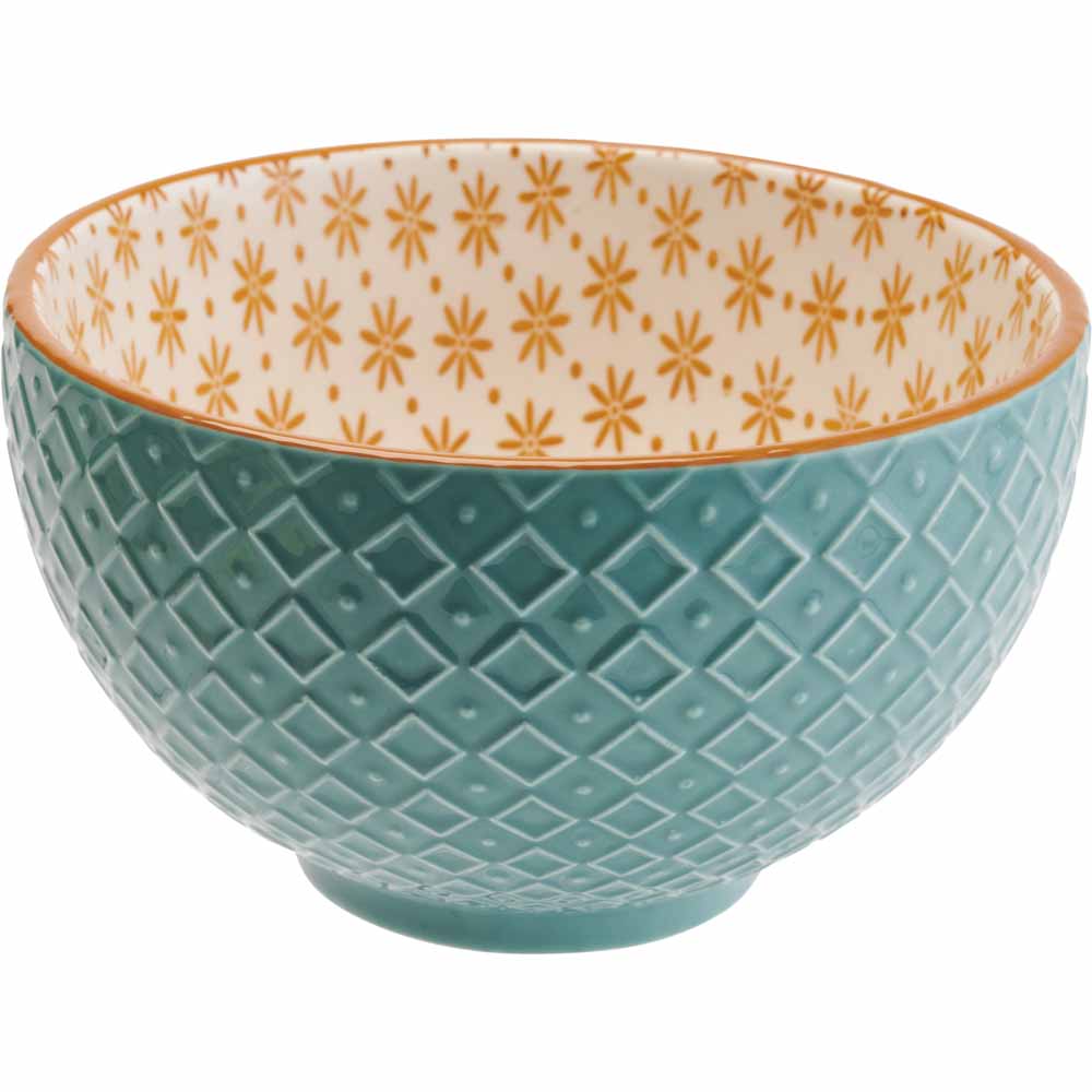 Wilko Mezze Medium Bowl Turquoise Image 2