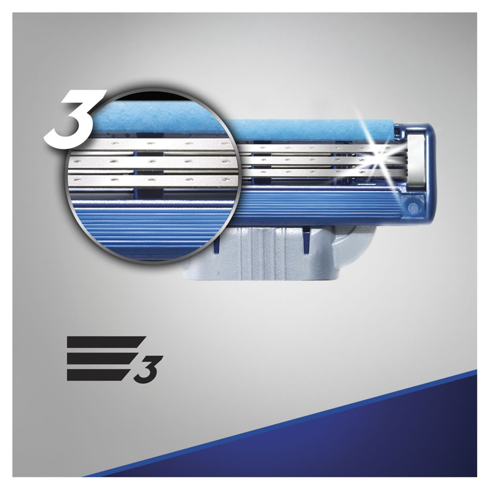 Gillette Mach 3 Turbo Razor Blades 8 pack Wilko