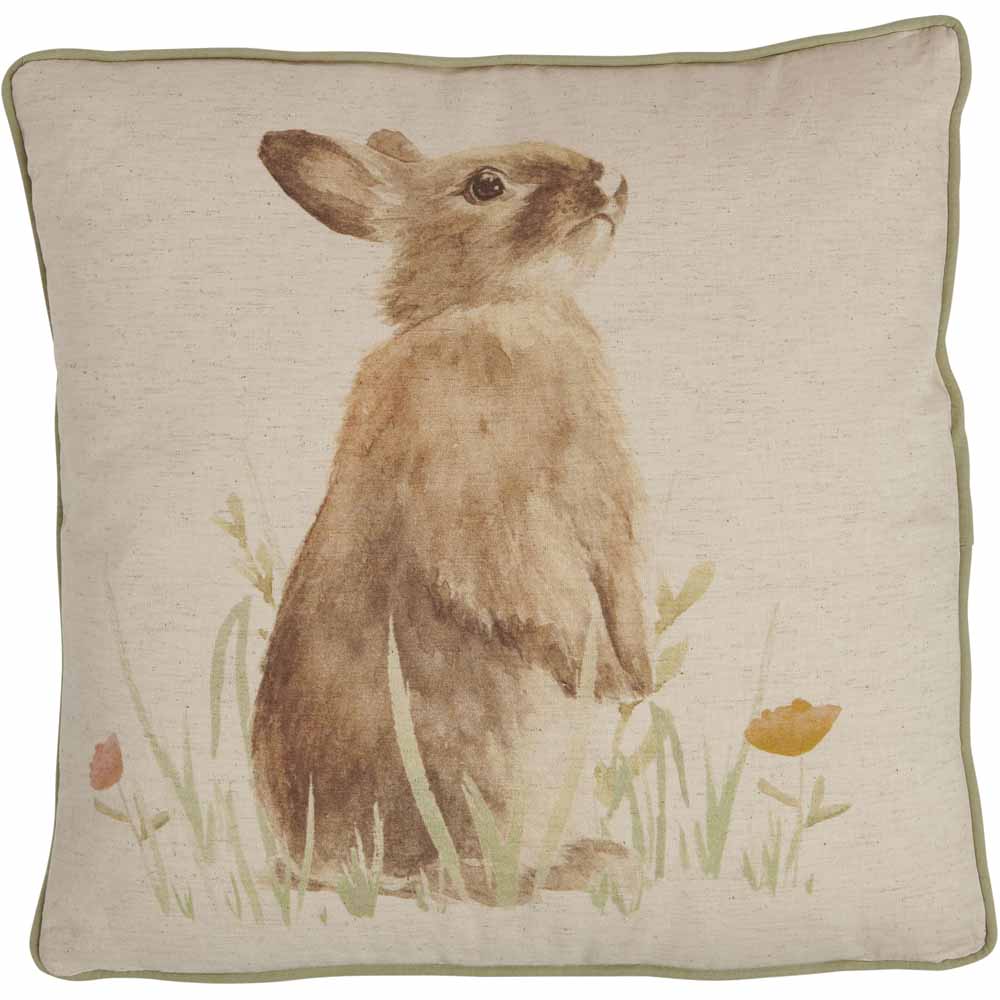 Wilko Bunny Cushion 43 x 43cm Image 1