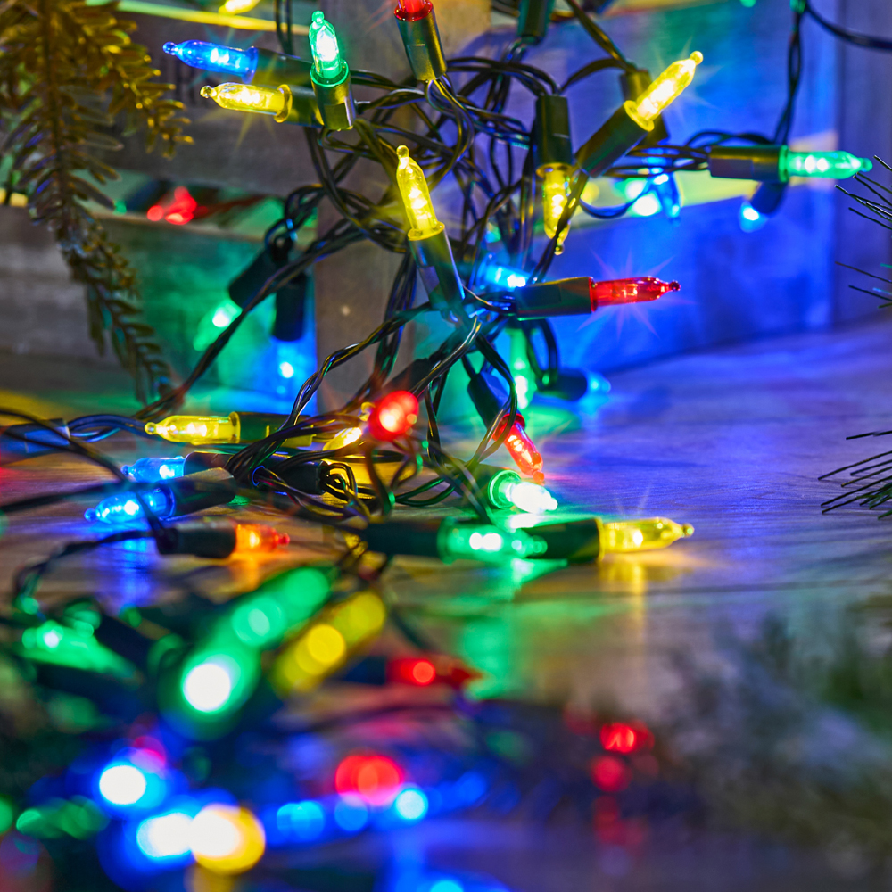 The Christmas Workshop 200 Multicolour Ultra Bright Christmas Tree Lights Image 4