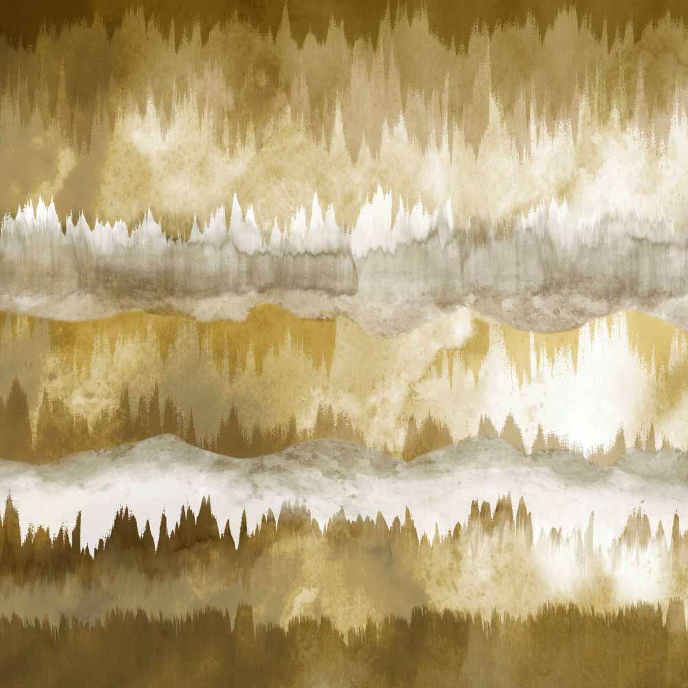 Art For The Home The Horizon Ochre Wall Mural Image 2
