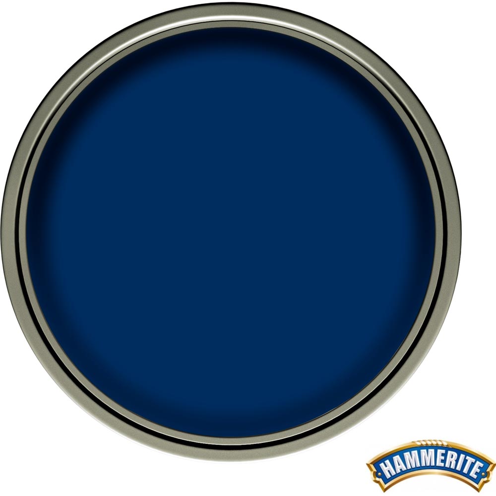 Hammerite Direct to Rust Smooth Blue Smooth Metal Paint 750ml Image 3