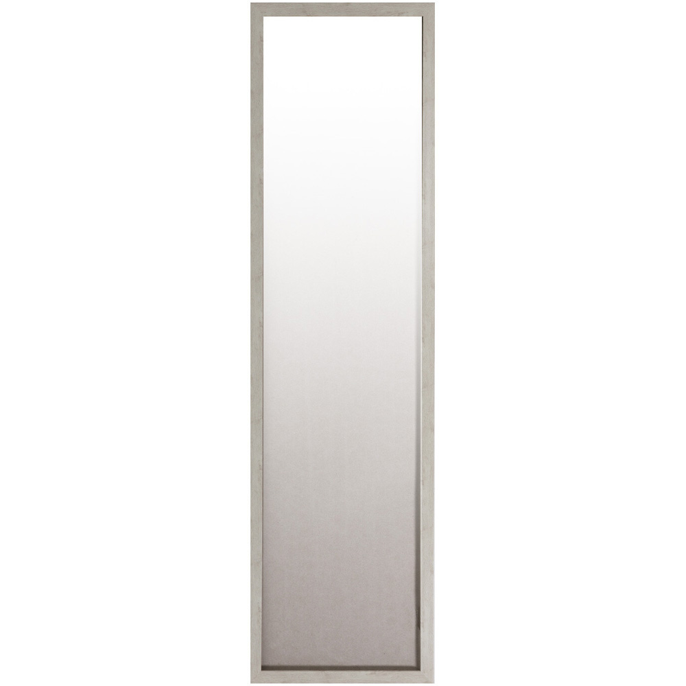 Single Wood Effect Over The Door Mirror in Assorted styles Image 2