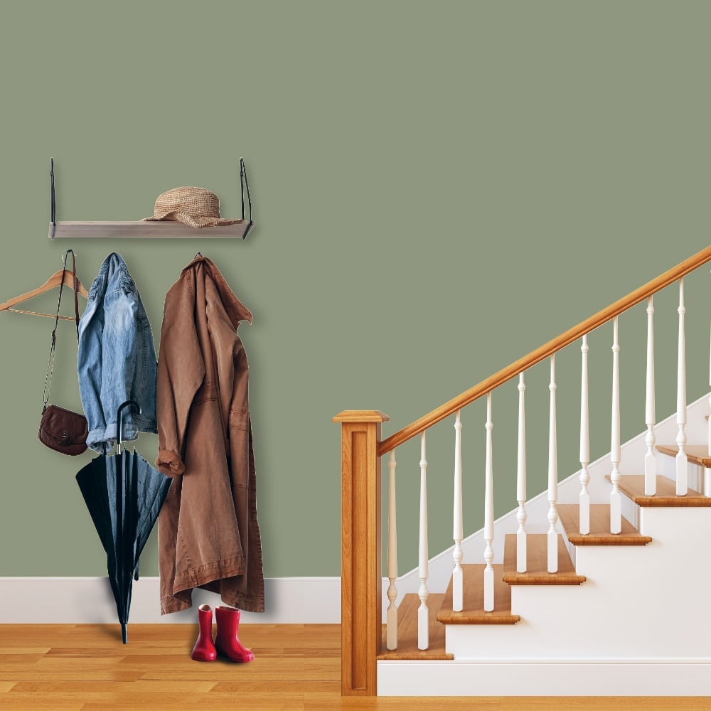 Wilko Tough & Washable Deep Sage Matt Emulsion Paint 2.5L Image 4