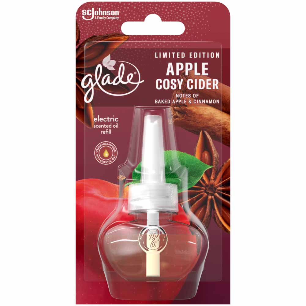 Glade Electric Refill Apple Cosy Cider Scented Oil Freshener 20ml Image 2