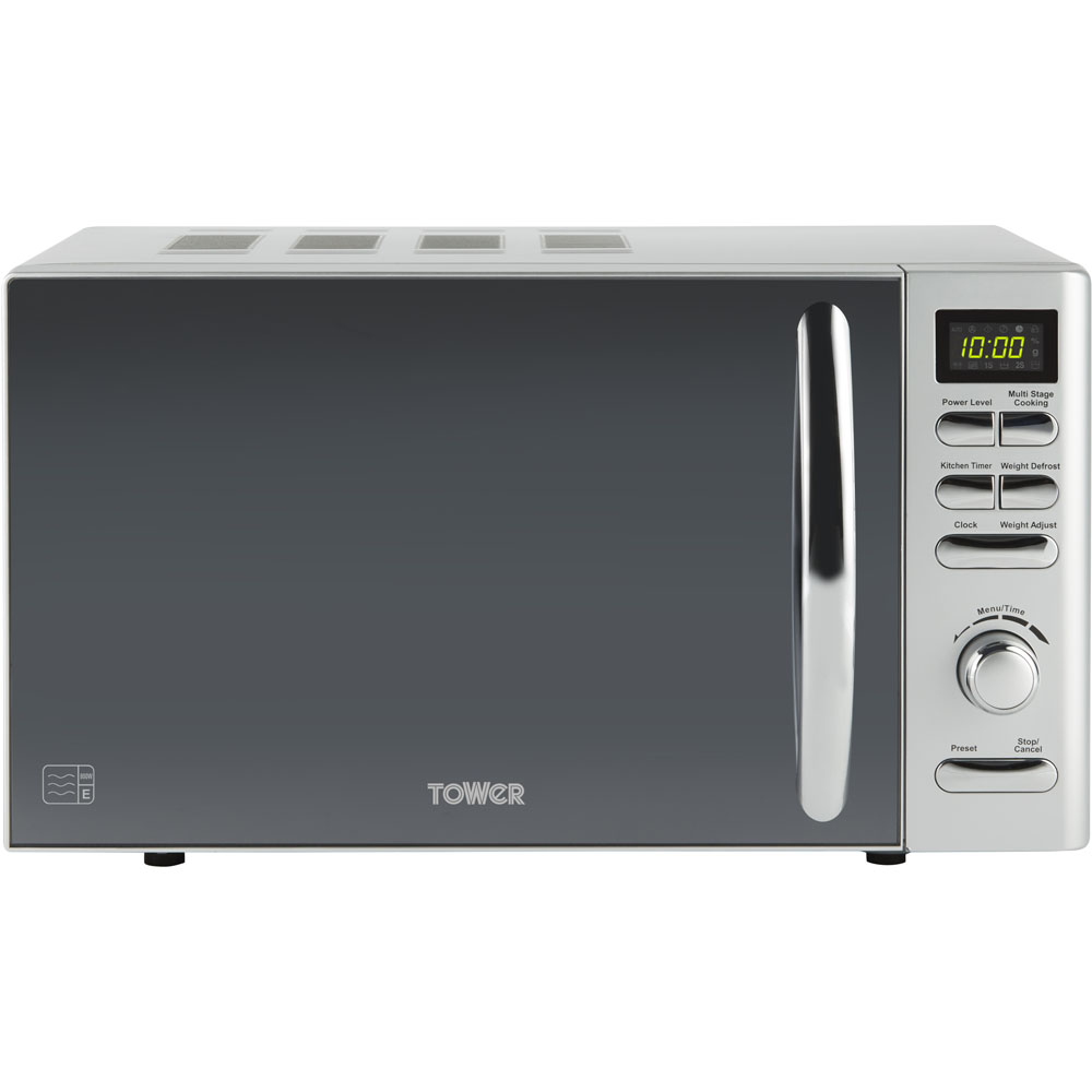 Tower Silver Infinity 800W 20L Digital Microwave Image 1