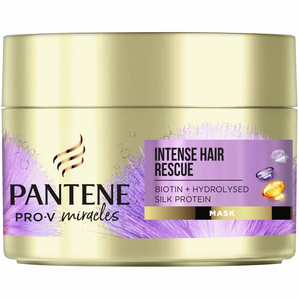 Pantene PRO-V Miracles Intense Hair Rescue Silk Mask 160ml Image 2