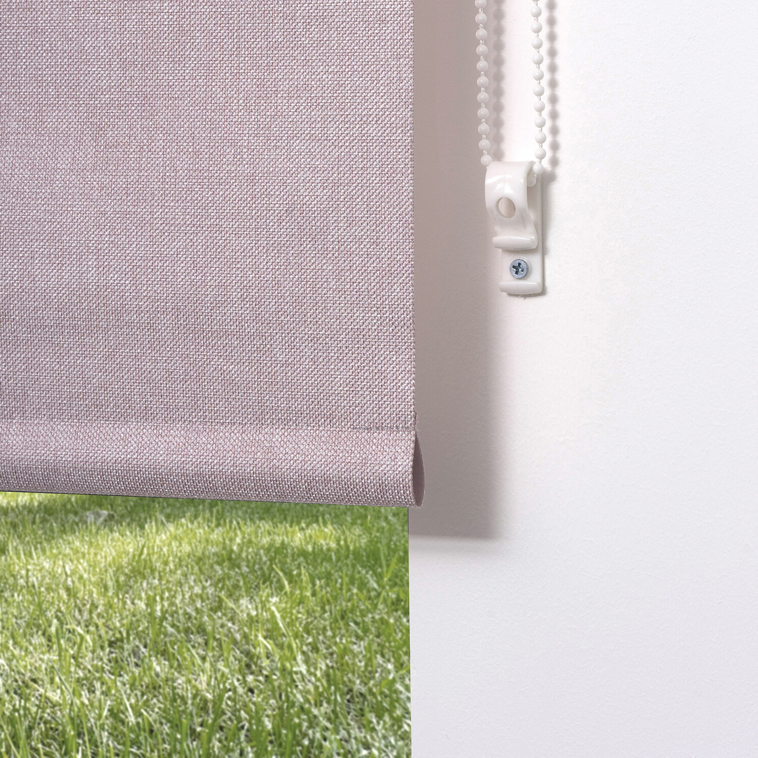 Trends Textured Blackout Blinds Rose 60cm Image 3