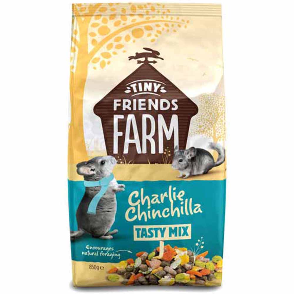 Tiny Friends Farm Charlie Chinchilla Food 850grm Image 1