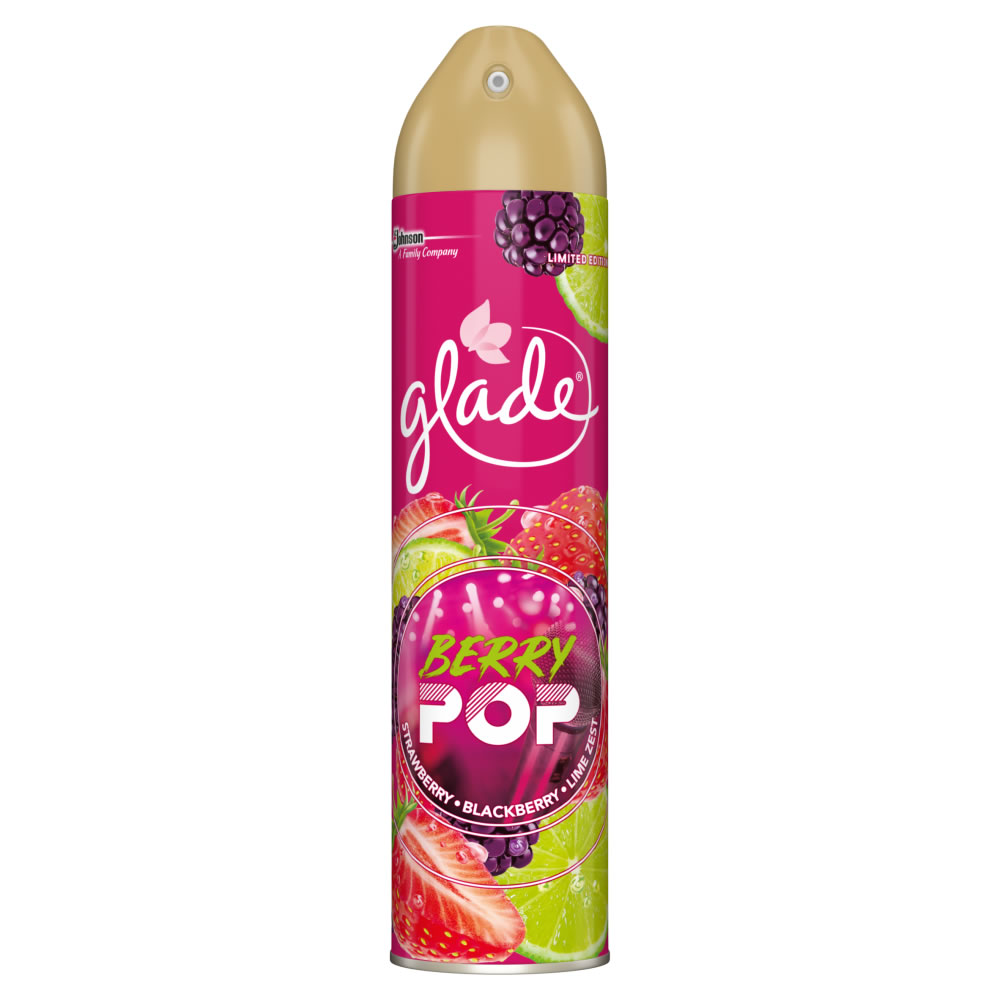 Glade Berry Pop Aerosol 300ml Image 1