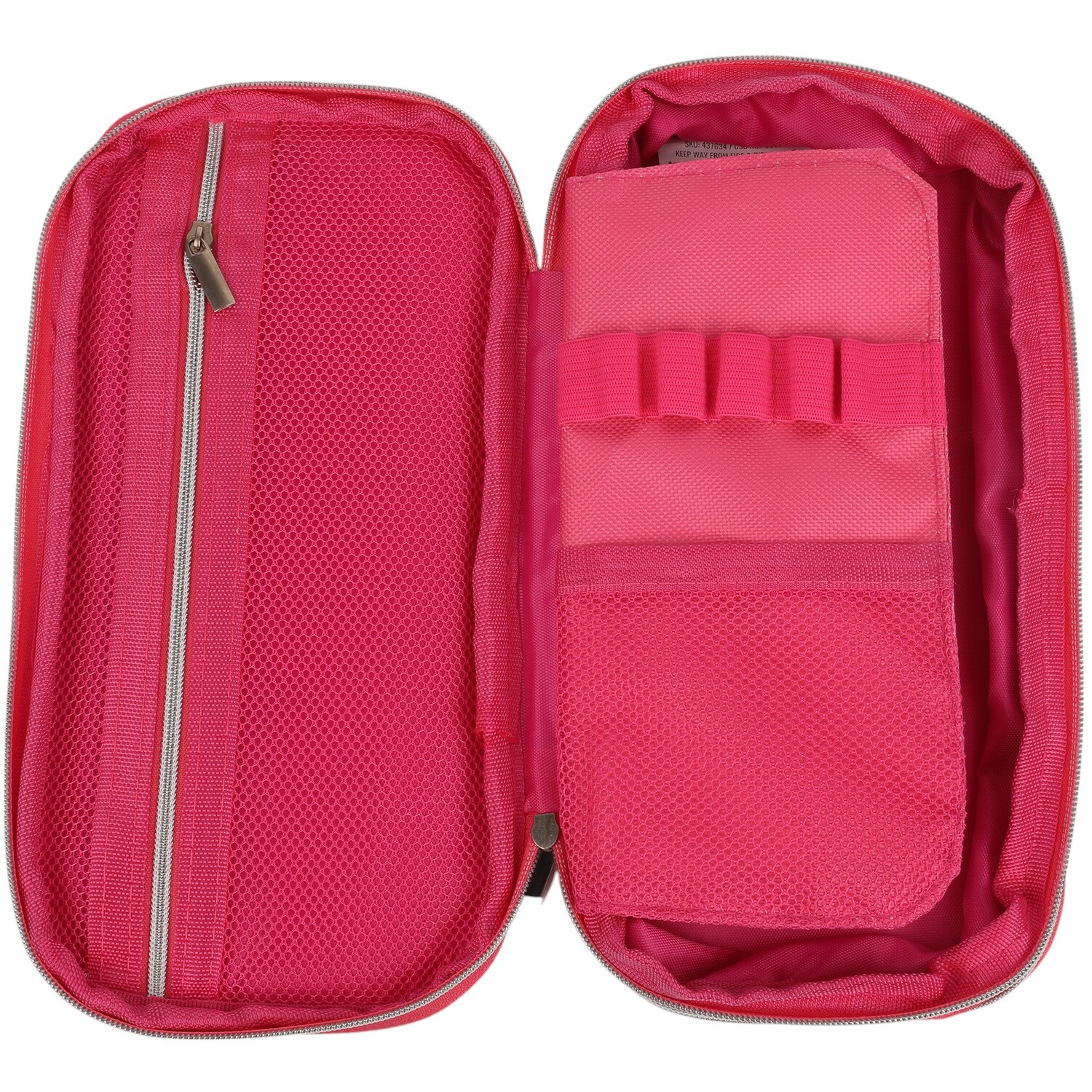 Let's Dance Compartment Pencil Case Pink Image 5