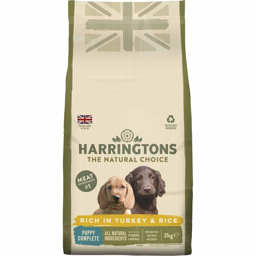 Harringtons Turkey and Rice Complete Dry Puppy Food 2kg