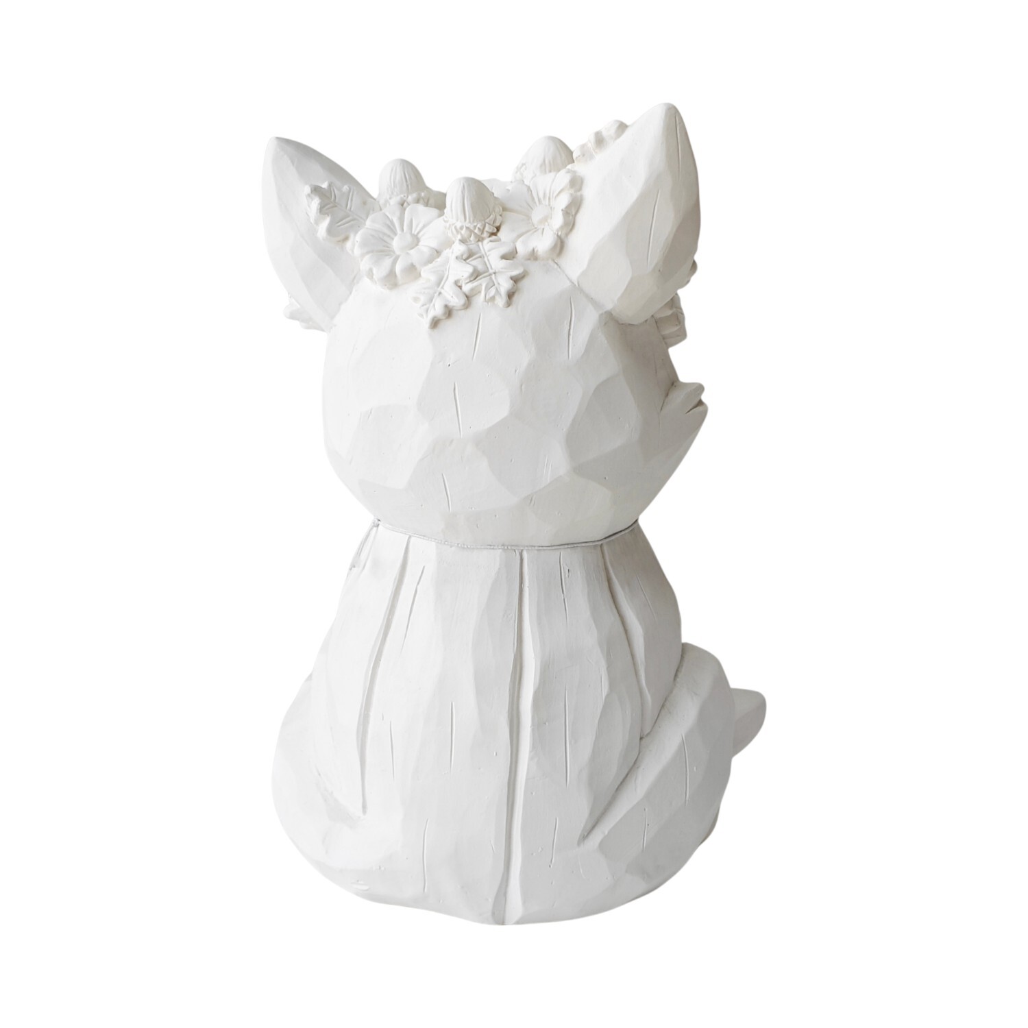Paint Your Own Autumn Fox Decoration White Image 2