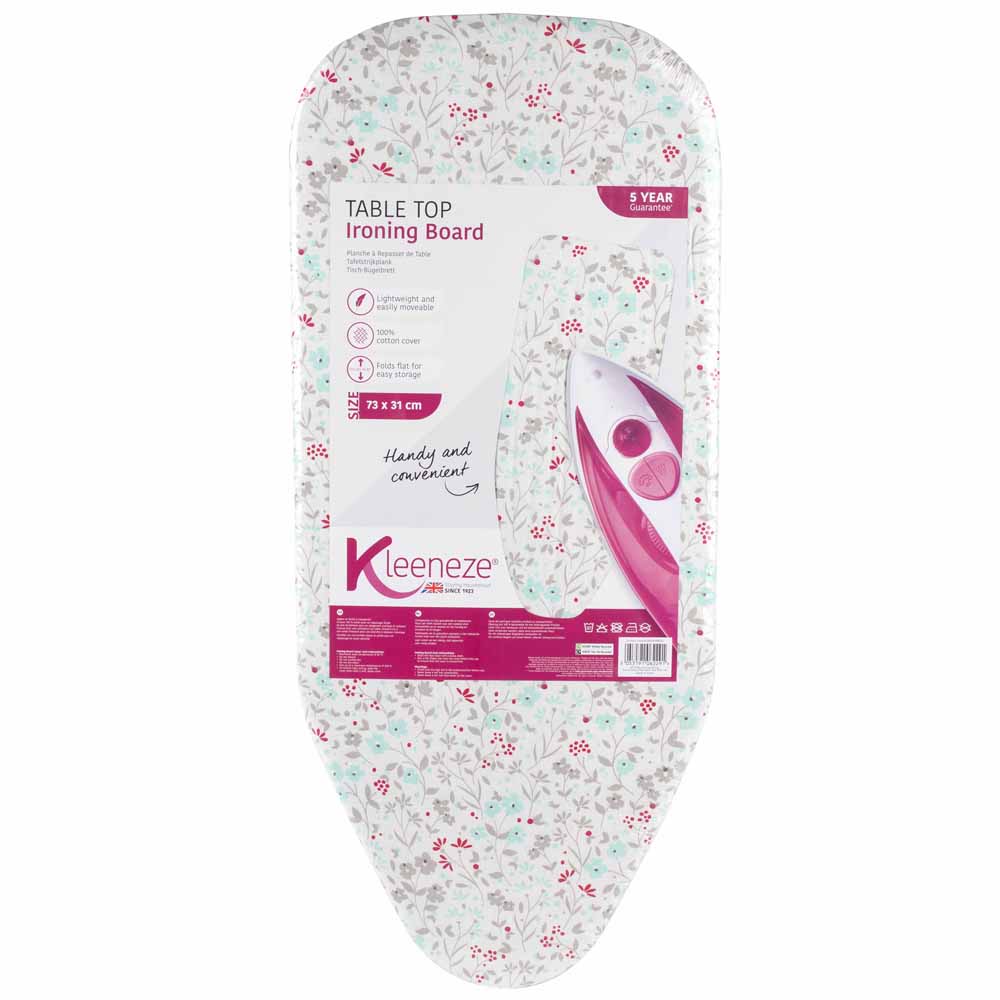 Kleeneze Ruby Table Top Ironing Board 73 x 31cm Image 4