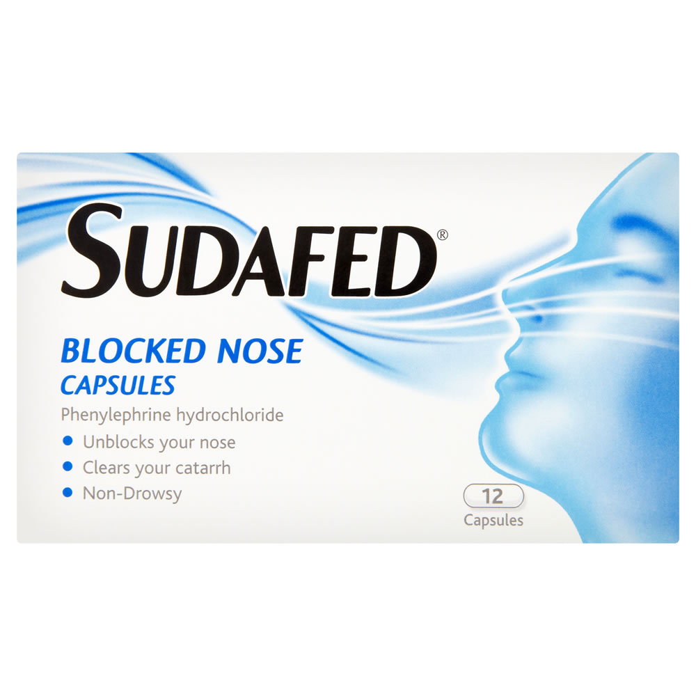 Sudafed Blocked Nose 12pk Image
