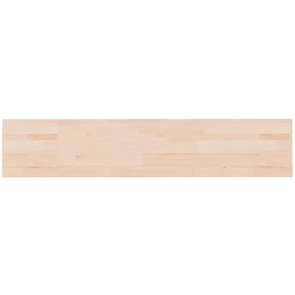 vidaXL 100 x 20 x 1.5cm Untreated Solid Oak Wooden Plank Image 2