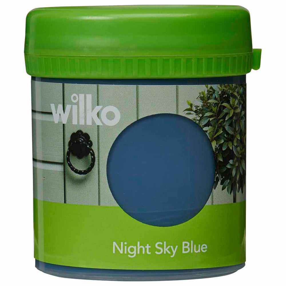 Wilko Garden Colour Night Sky Blue Tester Pot 75ml Image 2