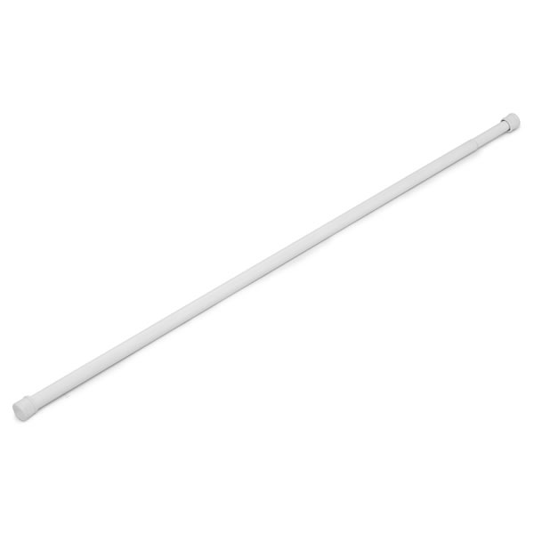 Wilko Telescopic White Shower Curtain Pole 122 - 218cm Image