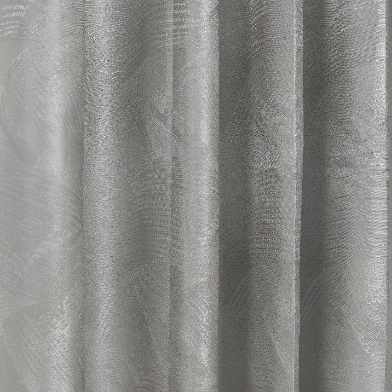 Phoenix Eyelet Curtain - Silver / 168cm / 137cm Image 3