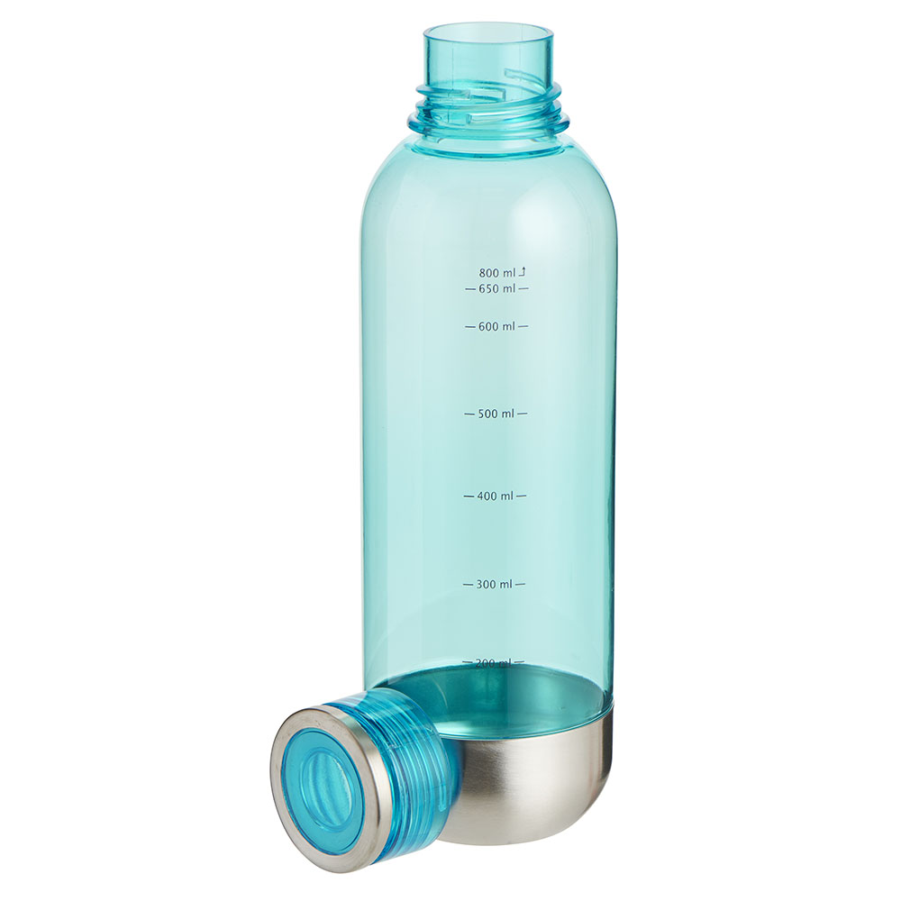 Wilko 800ml Blue Water Bottle Image 2