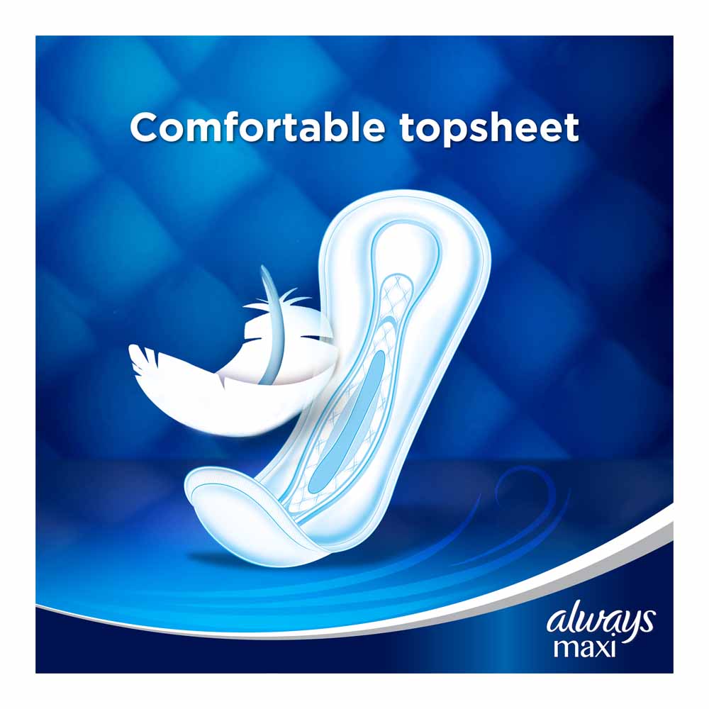 Always Maxi Night Sanitary Towels 9 pack Image 7