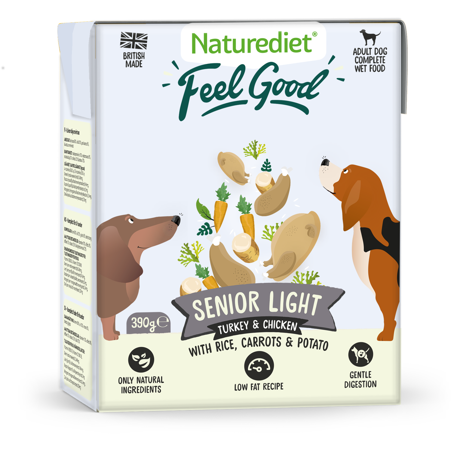 Naturediet Feel Good Senior Light Dog Food Image 2