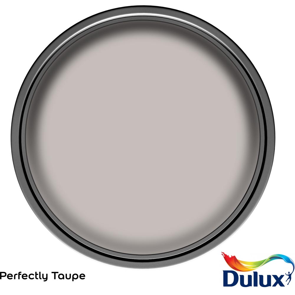 Dulux Easycare Washable & Tough Walls & Ceilings Matt Prft Taupe Matt Emulsion Paint 2.5L Image 3
