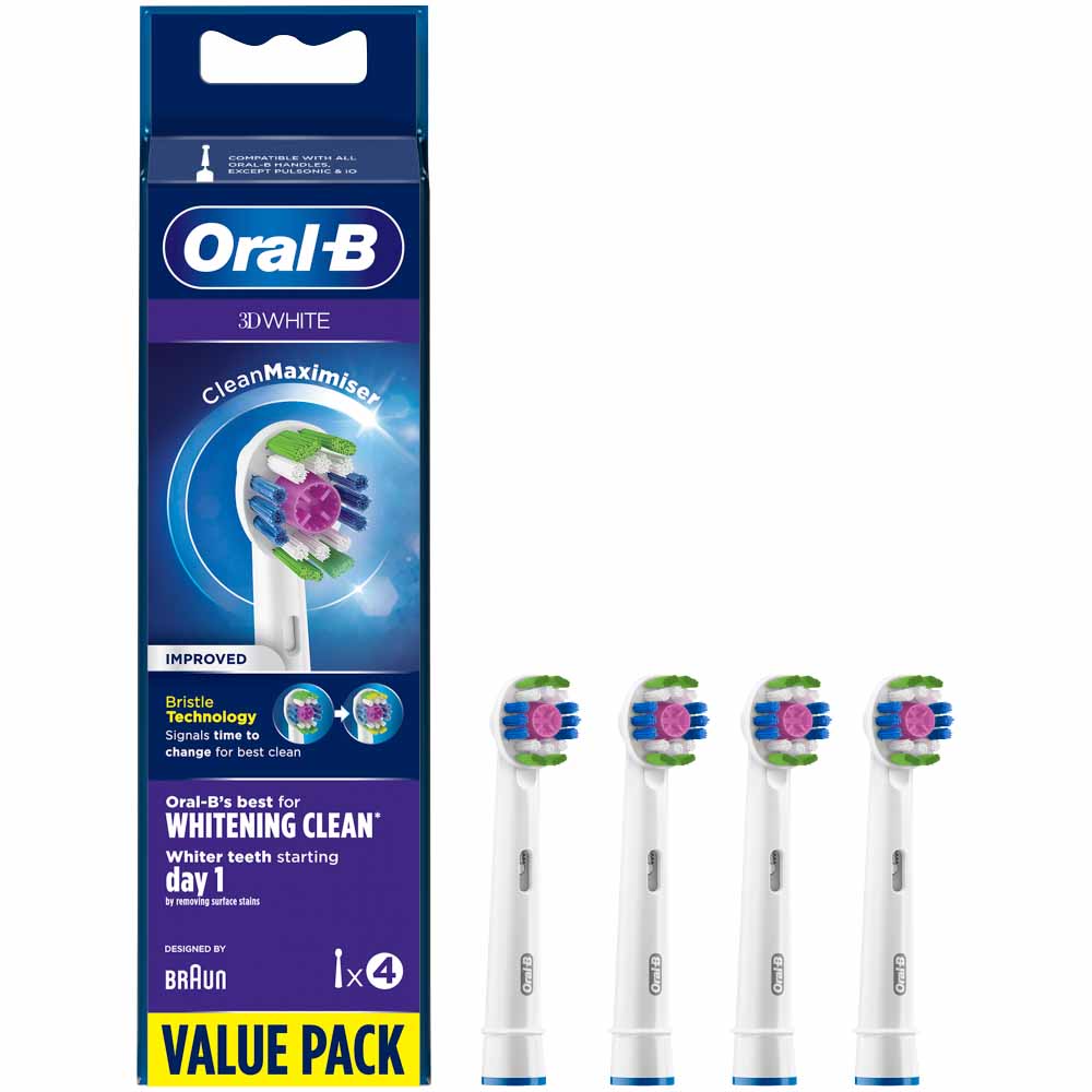 Oral B 3D White Refills 4 Pack Image 3