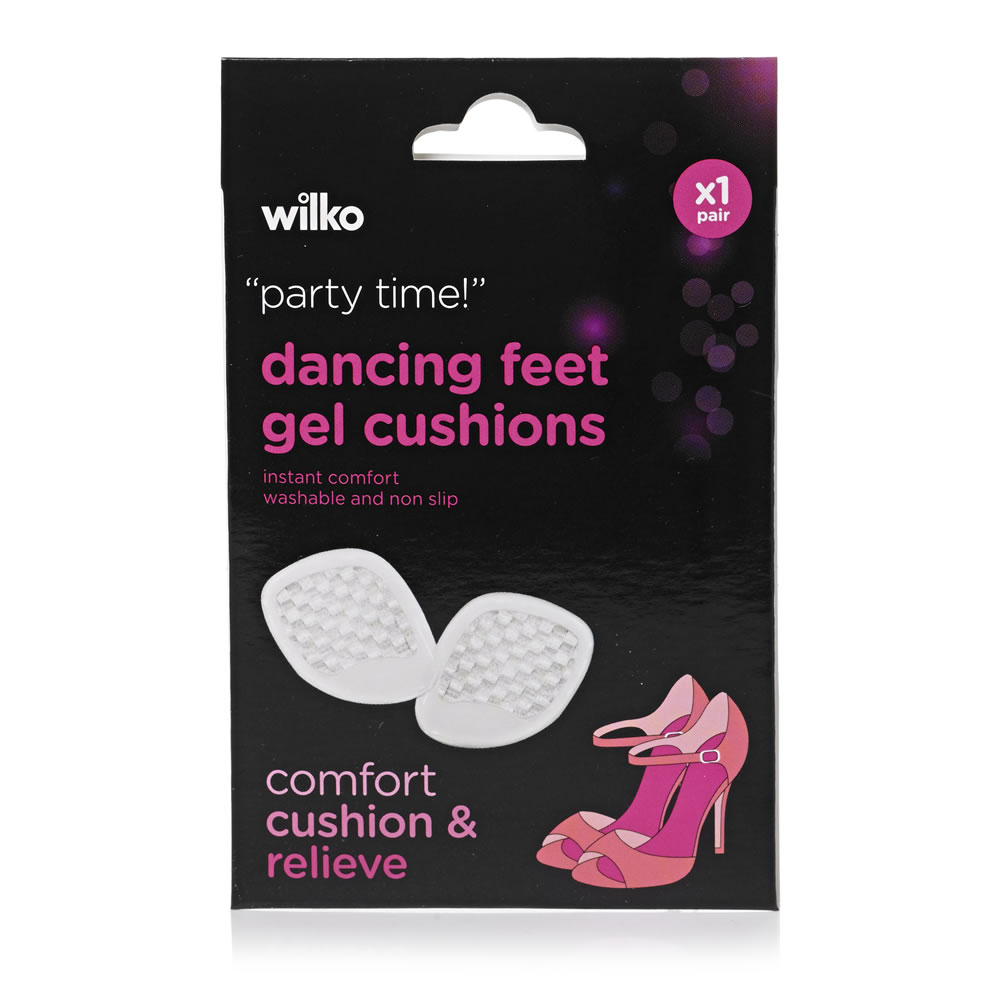 Wilko Dancing Feet Gel Cushions 1 Pair Image