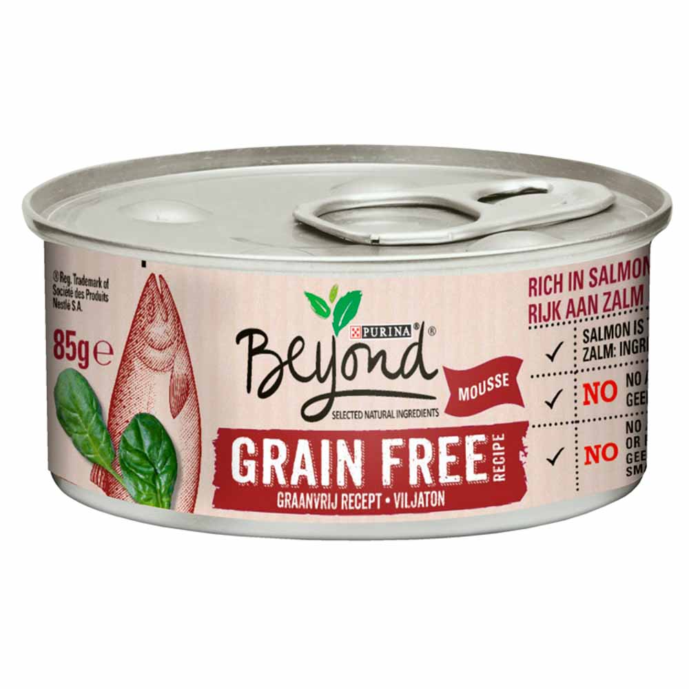 Beyond Grain Free Cat Food Salmon in Mousse 85g Image 3