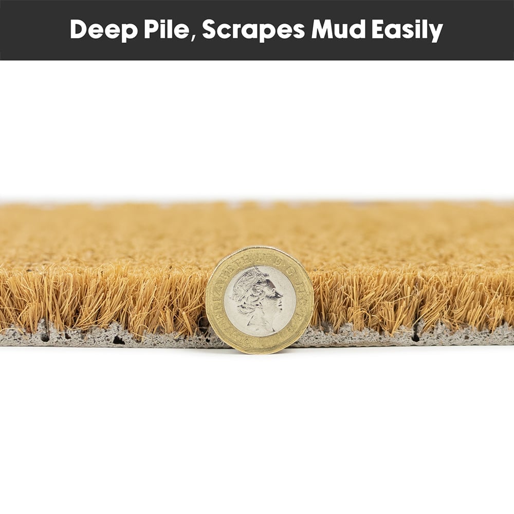 JVL Christmas Penguin Latex Coir Door Mat 40 x 58cm Image 5