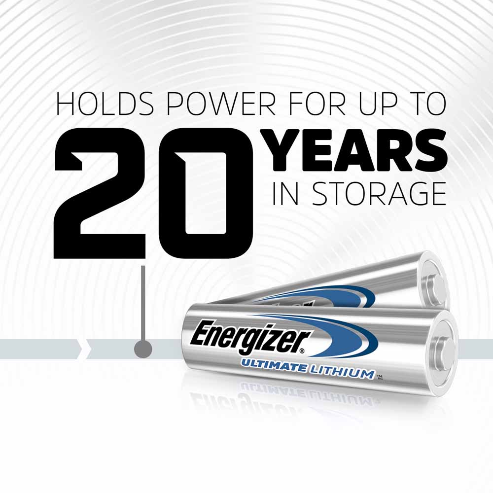 Energizer Ultimate LR6 1.5V Lithium AA Batteries 4 pack Image 4